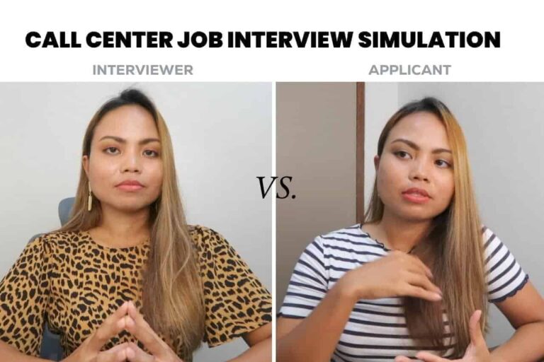 Call Center Job Interview Simulation | College Dropout